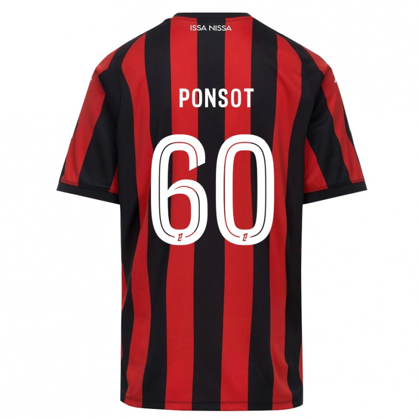 Danxen Herren Martin Ponsot #60 Rot Schwarz Weiß Heimtrikot Trikot 2026/27 T-Shirt Österreich