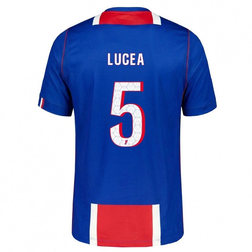 Danxen Herren Dimitri Lucea #5 Rot Weiß Blau Heimtrikot Trikot 2026/27 T-Shirt Österreich
