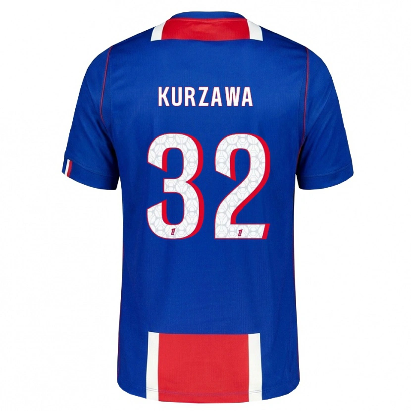 Danxen Herren Layvin Kurzawa #32 Rot Weiß Blau Heimtrikot Trikot 2026/27 T-Shirt Österreich