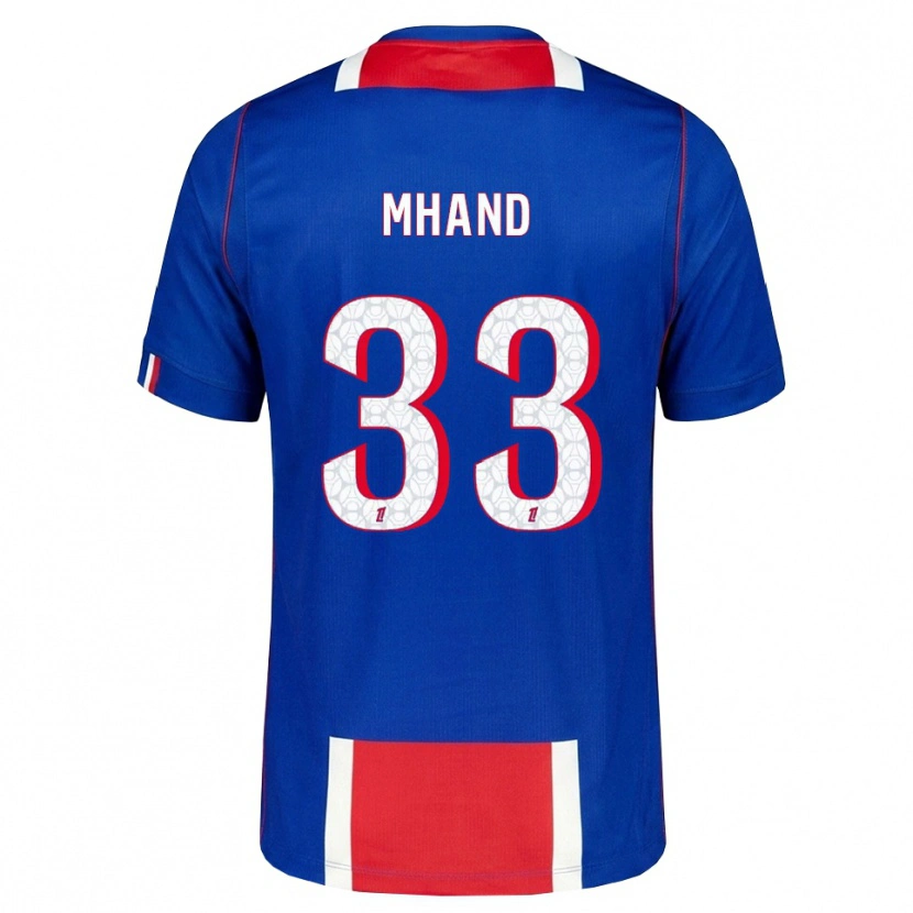 Danxen Herren Ilian Mhand #33 Rot Weiß Blau Heimtrikot Trikot 2026/27 T-Shirt Österreich