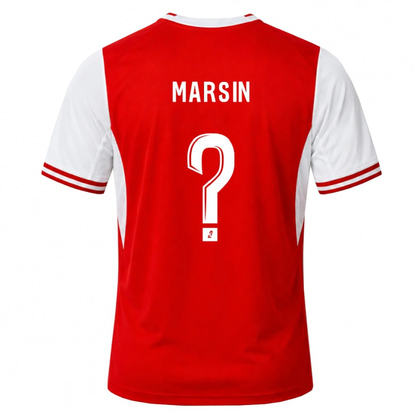 Danxen Herren Antonin Marsin #0 Rot Weiß Heimtrikot Trikot 2026/27 T-Shirt Österreich