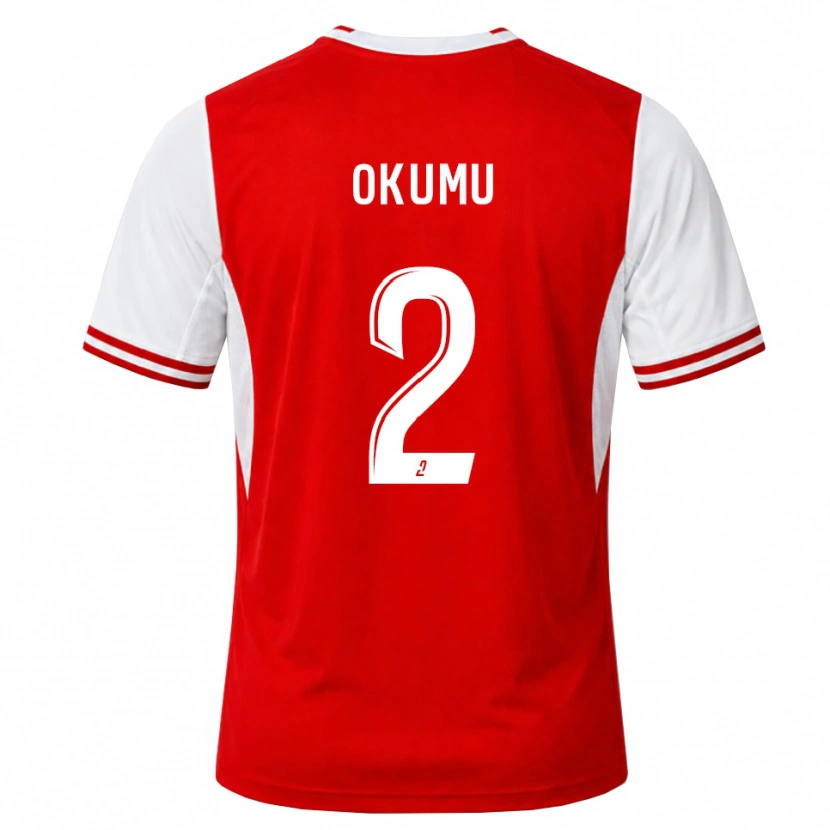 Danxen Herren Joseph Okumu #2 Rot Weiß Heimtrikot Trikot 2026/27 T-Shirt Österreich