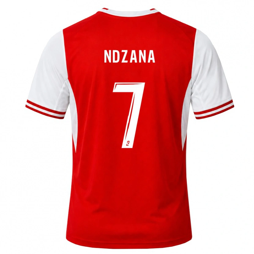 Danxen Herren Colette Ndzana Fegue #7 Rot Weiß Heimtrikot Trikot 2026/27 T-Shirt Österreich
