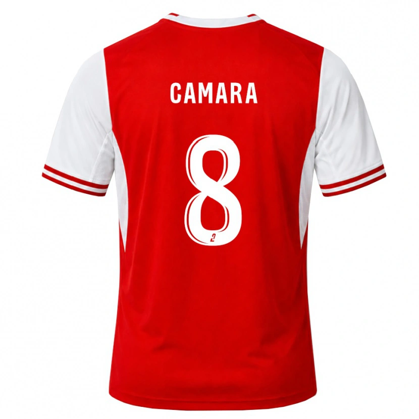 Danxen Herren Amara Camara #8 Rot Weiß Heimtrikot Trikot 2026/27 T-Shirt Österreich