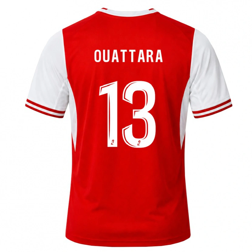 Danxen Herren Abou Ouattara #13 Rot Weiß Heimtrikot Trikot 2026/27 T-Shirt Österreich