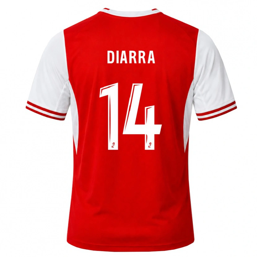 Danxen Herren Amidou Diarra #14 Rot Weiß Heimtrikot Trikot 2026/27 T-Shirt Österreich