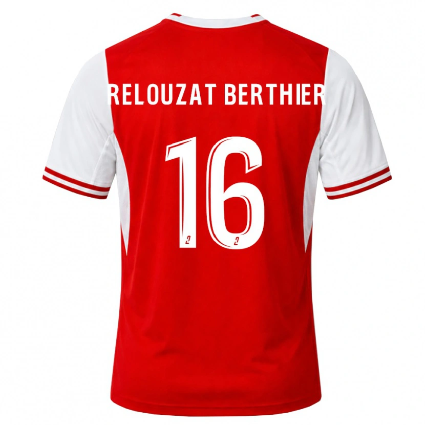 Danxen Herren Maxime Relouzat Berthier #16 Rot Weiß Heimtrikot Trikot 2026/27 T-Shirt Österreich