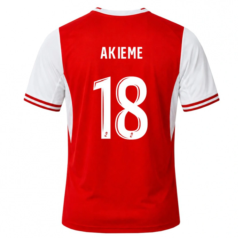 Danxen Herren Sergio Akieme #18 Rot Weiß Heimtrikot Trikot 2026/27 T-Shirt Österreich