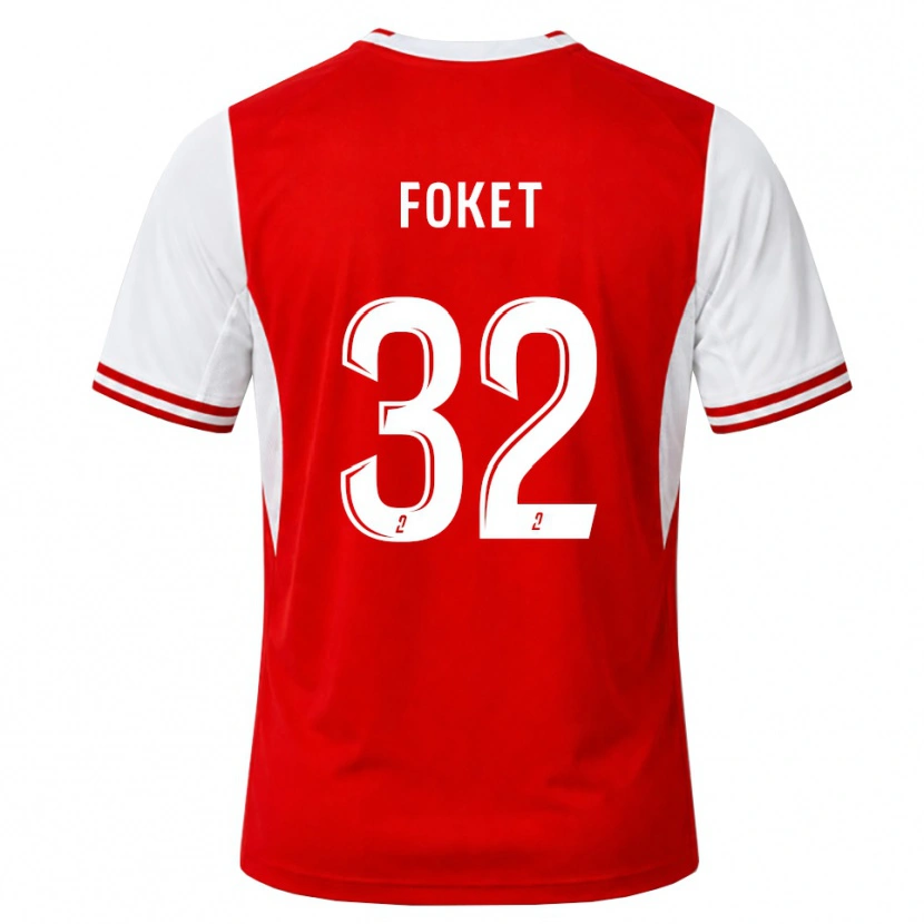 Danxen Herren Thomas Foket #32 Rot Weiß Heimtrikot Trikot 2026/27 T-Shirt Österreich