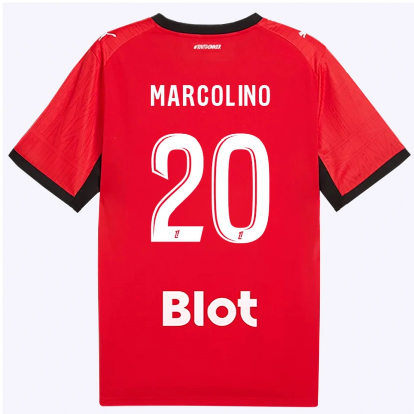 Danxen Herren Henrick Do Marcolino #20 Rot Schwarz Weiß Heimtrikot Trikot 2026/27 T-Shirt Österreich