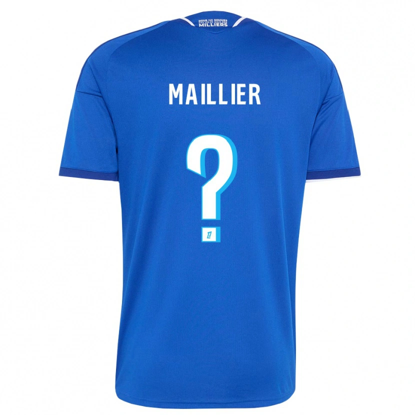 Danxen Herren Pauline Maillier #0 Königsblau Weiß Heimtrikot Trikot 2026/27 T-Shirt Österreich