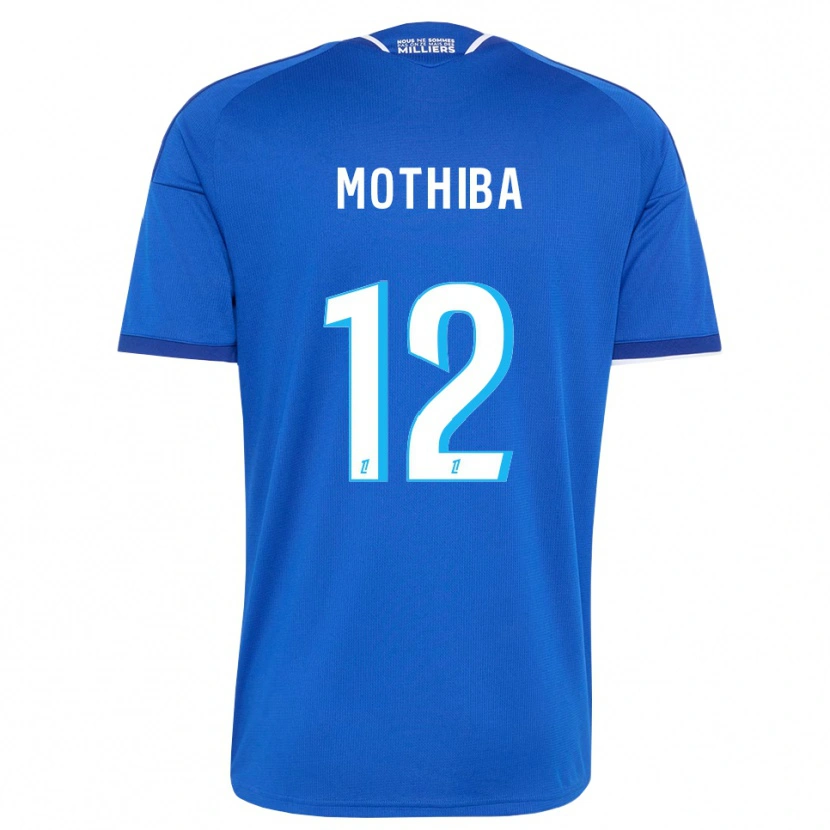 Danxen Herren Lebo Mothiba #12 Königsblau Weiß Heimtrikot Trikot 2026/27 T-Shirt Österreich