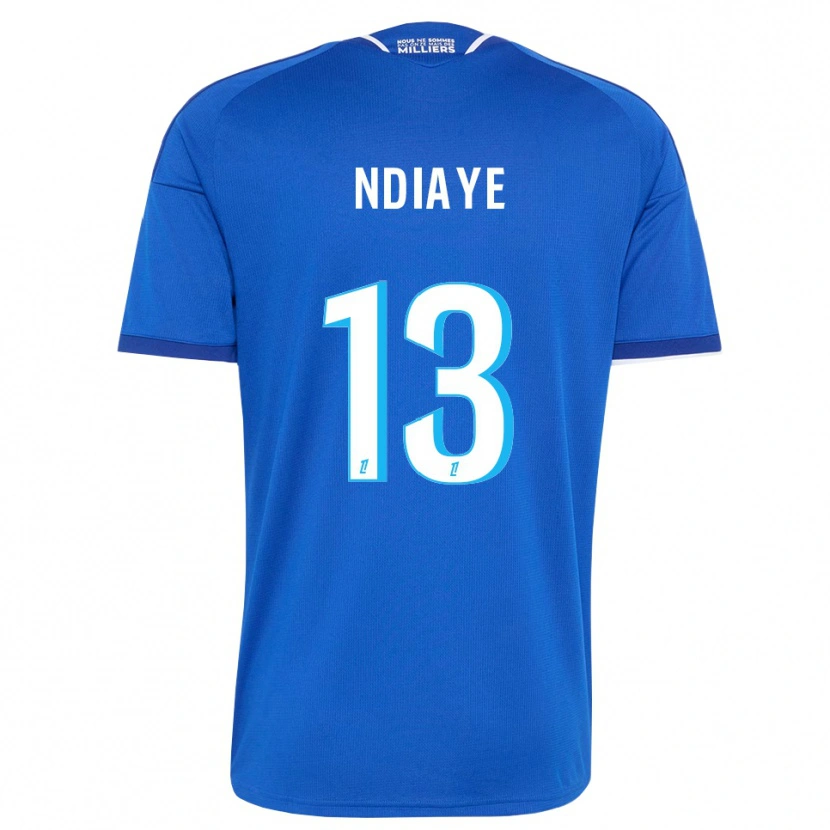 Danxen Herren Serigne Ndiaye #13 Königsblau Weiß Heimtrikot Trikot 2026/27 T-Shirt Österreich
