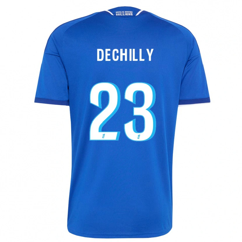 Danxen Herren Pauline Dechilly #23 Königsblau Weiß Heimtrikot Trikot 2026/27 T-Shirt Österreich