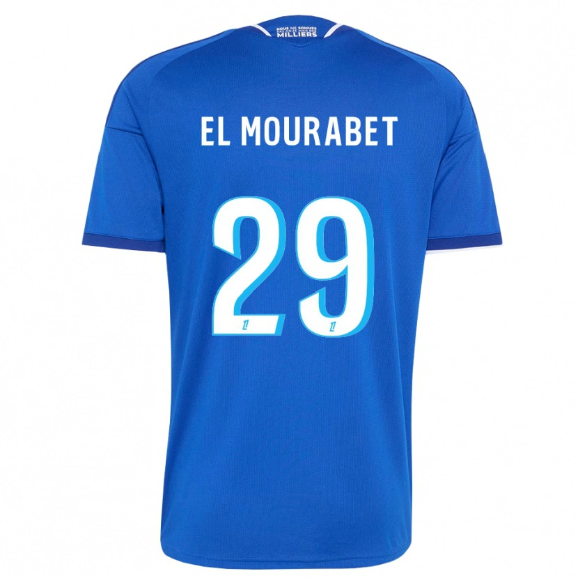 Danxen Herren Samir El Mourabet #29 Königsblau Weiß Heimtrikot Trikot 2026/27 T-Shirt Österreich
