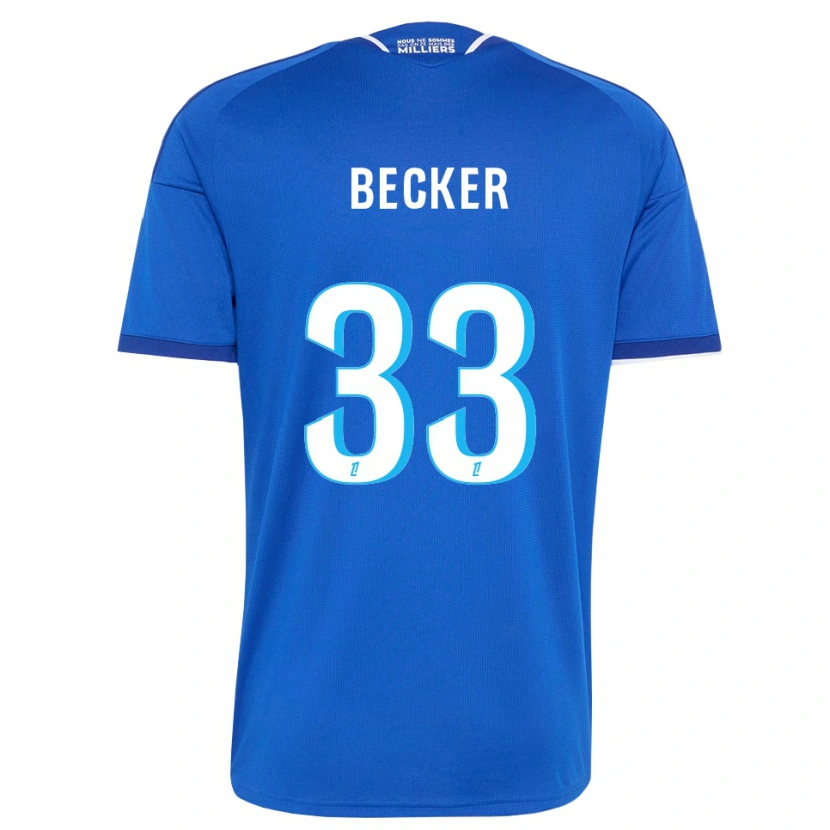 Danxen Herren Yoann Becker #33 Königsblau Weiß Heimtrikot Trikot 2026/27 T-Shirt Österreich