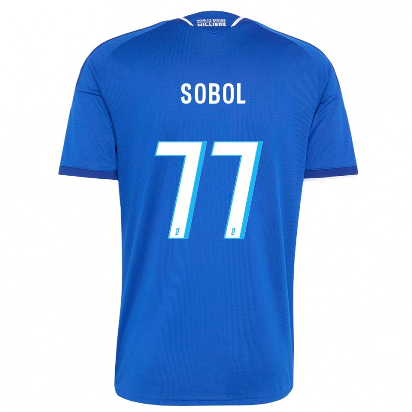 Danxen Herren Eduard Sobol #77 Königsblau Weiß Heimtrikot Trikot 2026/27 T-Shirt Österreich