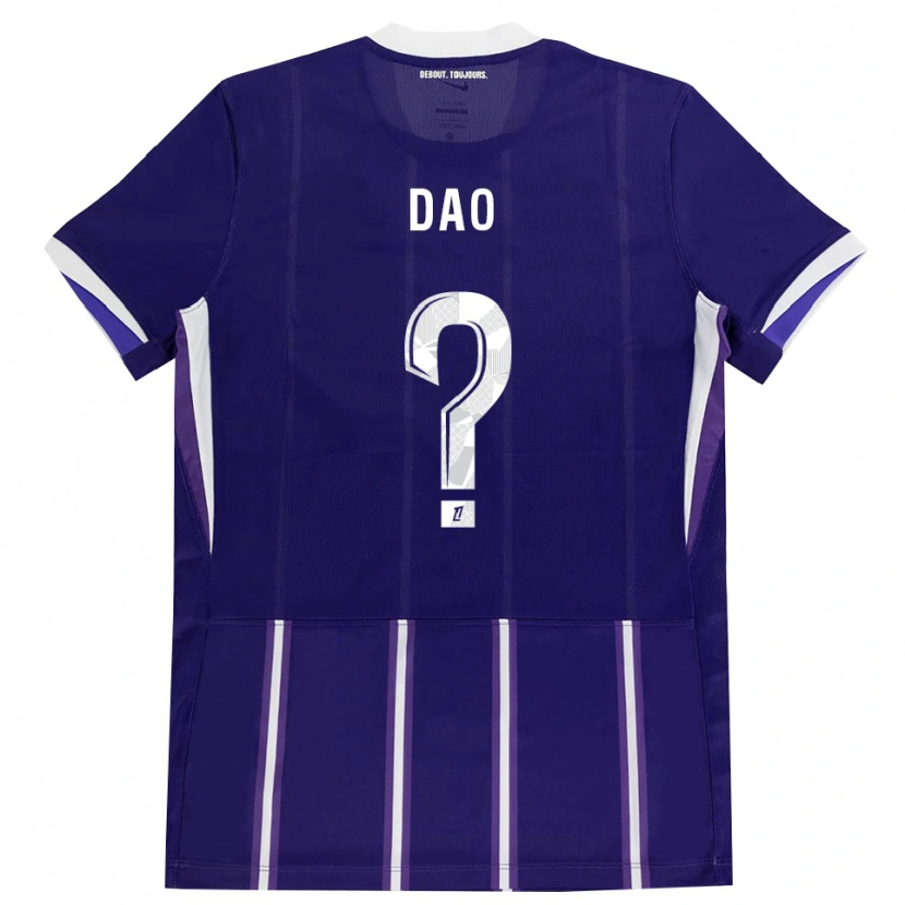 Danxen Herren Elyess Dao #0 Lila Weiß Heimtrikot Trikot 2026/27 T-Shirt Österreich
