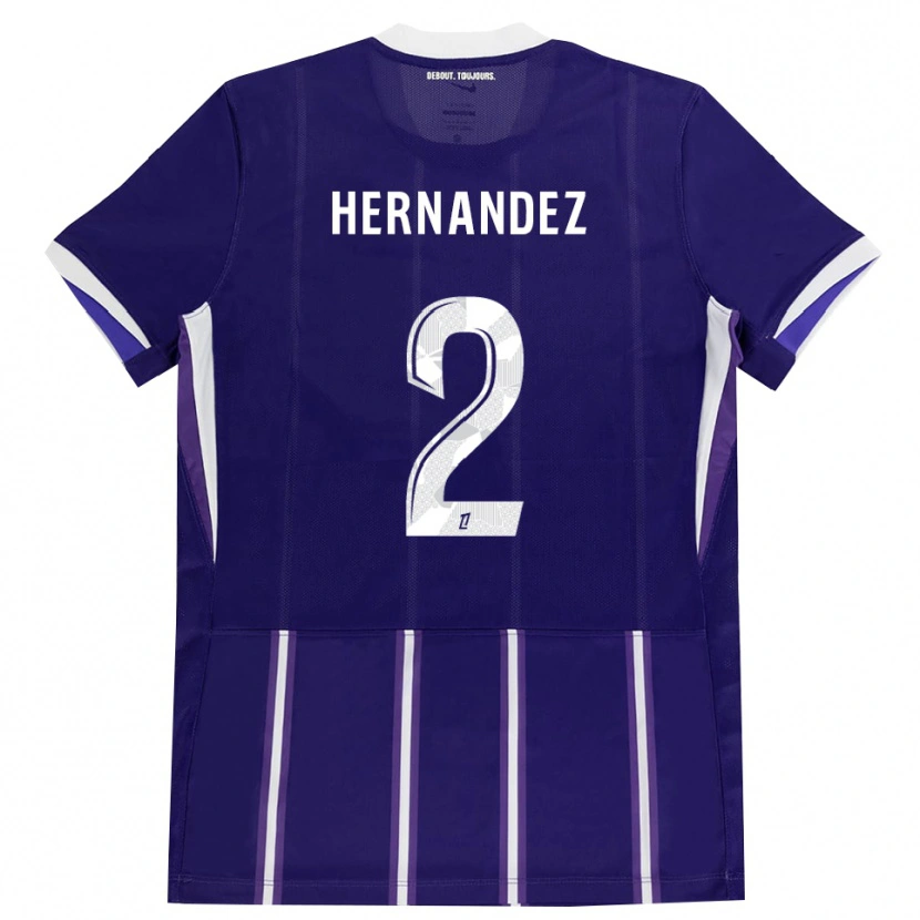 Danxen Herren Lucie Hernandez #2 Lila Weiß Heimtrikot Trikot 2026/27 T-Shirt Österreich