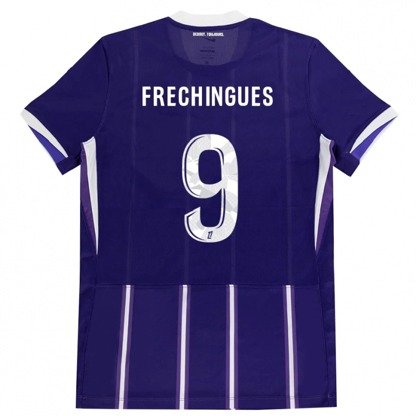 Danxen Herren Léo Frechingues #9 Lila Weiß Heimtrikot Trikot 2026/27 T-Shirt Österreich