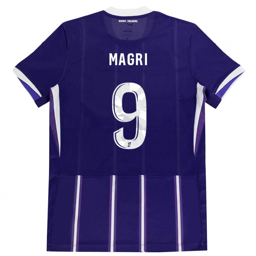 Danxen Herren Frank Magri #9 Lila Weiß Heimtrikot Trikot 2026/27 T-Shirt Österreich