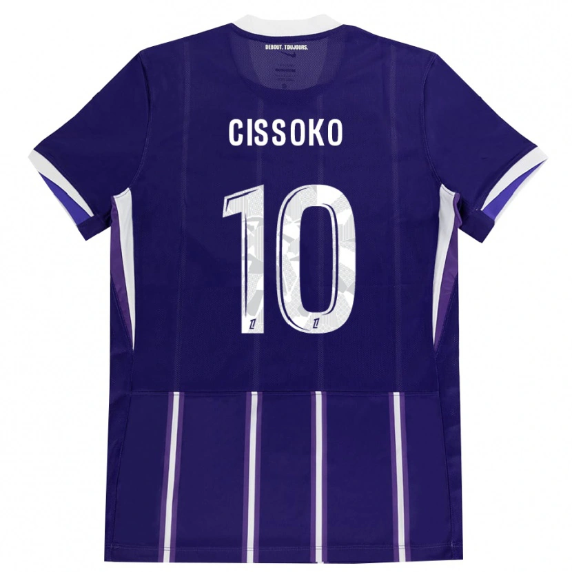 Danxen Herren Ibrahim Cissoko #10 Lila Weiß Heimtrikot Trikot 2026/27 T-Shirt Österreich