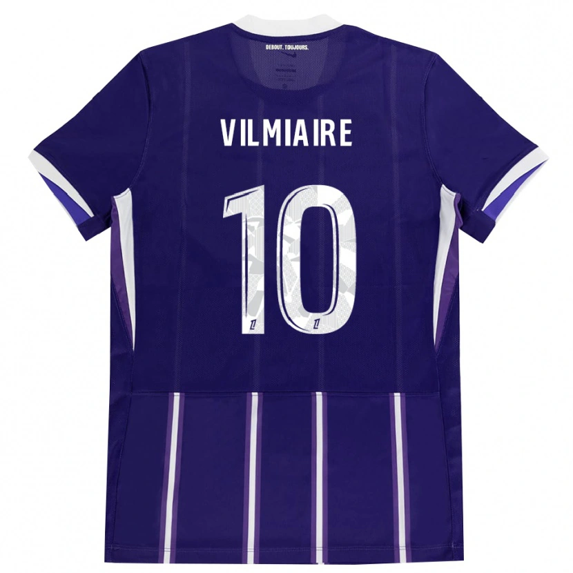Danxen Herren Kelly Vilmiaire #10 Lila Weiß Heimtrikot Trikot 2026/27 T-Shirt Österreich