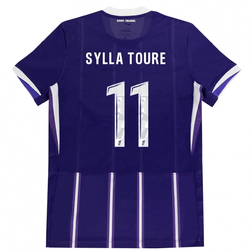 Danxen Herren Ismael Sylla Touré #11 Lila Weiß Heimtrikot Trikot 2026/27 T-Shirt Österreich