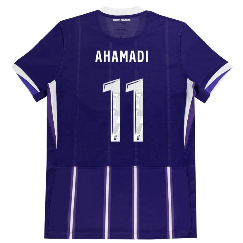 Danxen Herren Isaack Ahamadi #11 Lila Weiß Heimtrikot Trikot 2026/27 T-Shirt Österreich