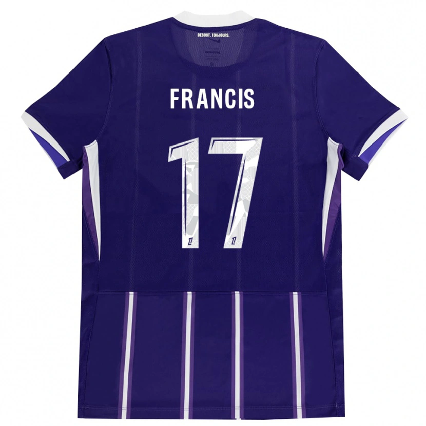 Danxen Herren Abu Francis #17 Lila Weiß Heimtrikot Trikot 2026/27 T-Shirt Österreich