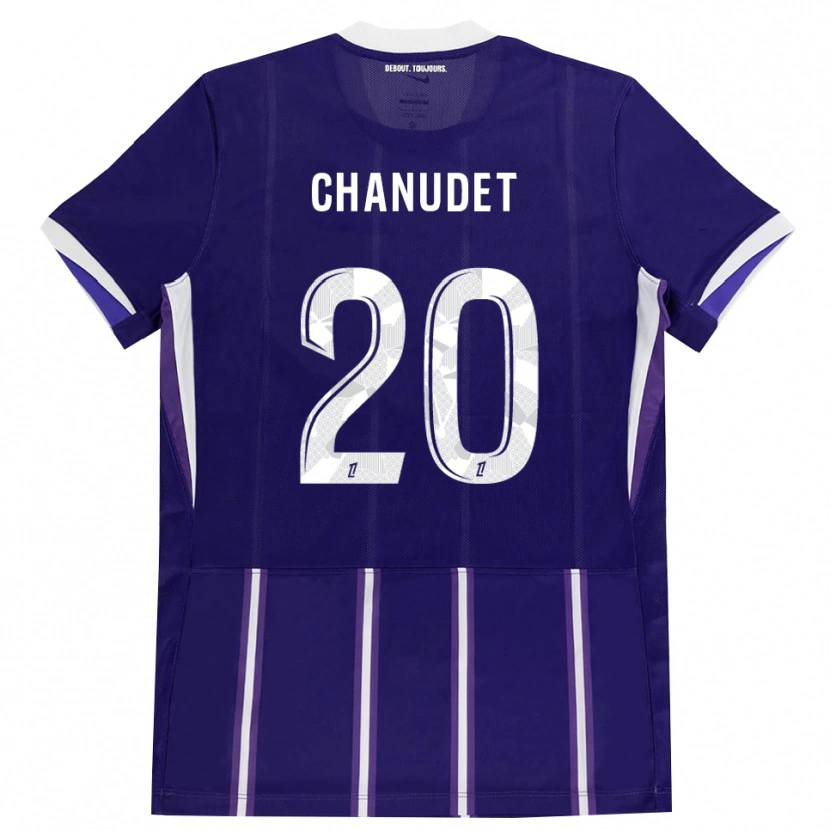 Danxen Herren Coralie Chanudet #20 Lila Weiß Heimtrikot Trikot 2026/27 T-Shirt Österreich