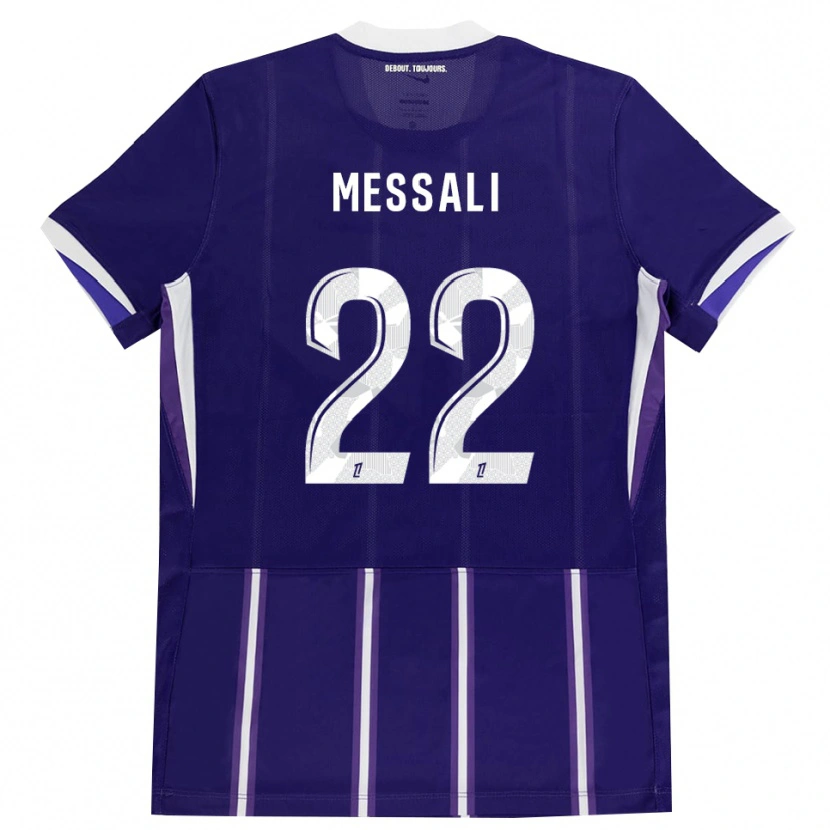 Danxen Herren Rafik Messali #22 Lila Weiß Heimtrikot Trikot 2026/27 T-Shirt Österreich
