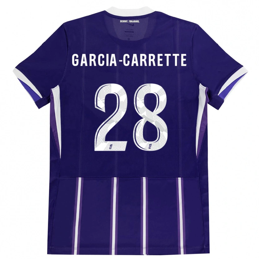 Danxen Herren Hortense Garcia-Carrette #28 Lila Weiß Heimtrikot Trikot 2026/27 T-Shirt Österreich