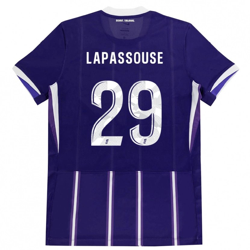 Danxen Herren Louna Lapassouse #29 Lila Weiß Heimtrikot Trikot 2026/27 T-Shirt Österreich