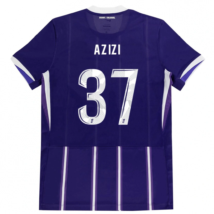 Danxen Herren Ilyas Azizi #37 Lila Weiß Heimtrikot Trikot 2026/27 T-Shirt Österreich