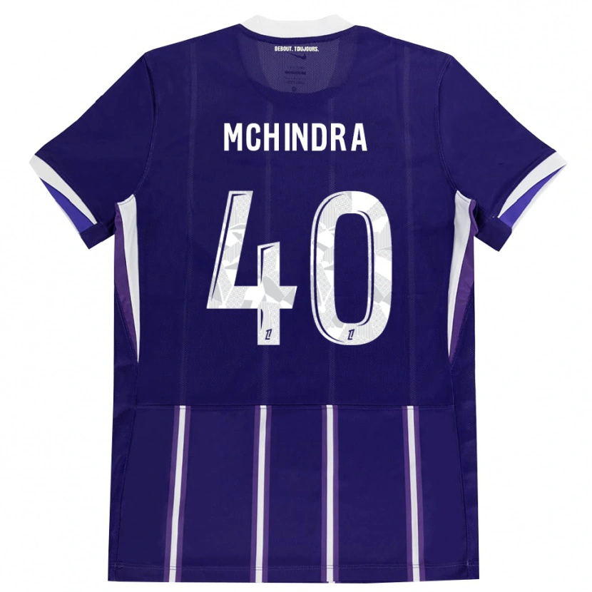 Danxen Herren Naime Said Mchindra #40 Lila Weiß Heimtrikot Trikot 2026/27 T-Shirt Österreich