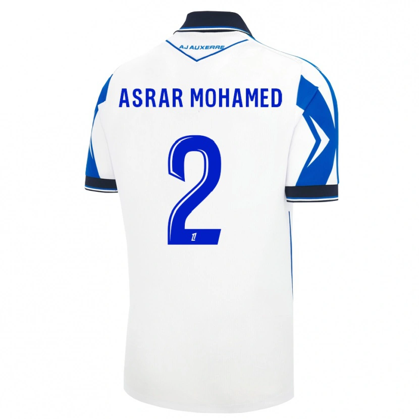 Danxen Herren El Asrar Mohamed #2 Schwarz Weiß Blau Heimtrikot Trikot 2026/27 T-Shirt Österreich