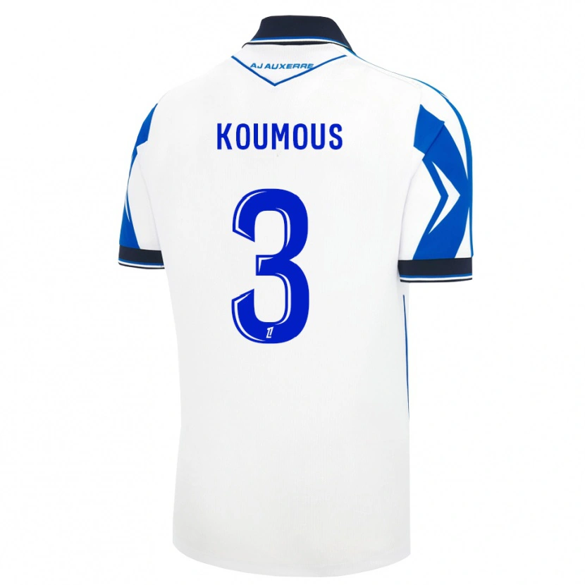 Danxen Herren Ken Koumous #3 Schwarz Weiß Blau Heimtrikot Trikot 2026/27 T-Shirt Österreich