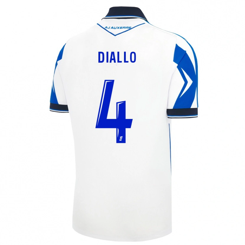 Danxen Herren Ibrahim Diallo #4 Schwarz Weiß Blau Heimtrikot Trikot 2026/27 T-Shirt Österreich