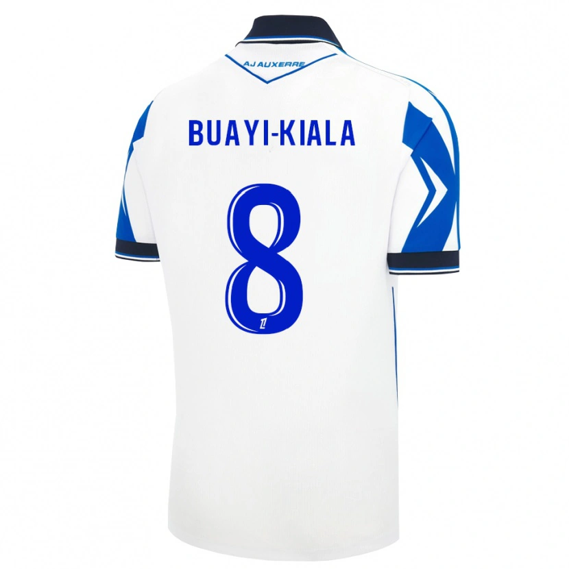 Danxen Herren Nathan Buayi-Kiala #8 Schwarz Weiß Blau Heimtrikot Trikot 2026/27 T-Shirt Österreich
