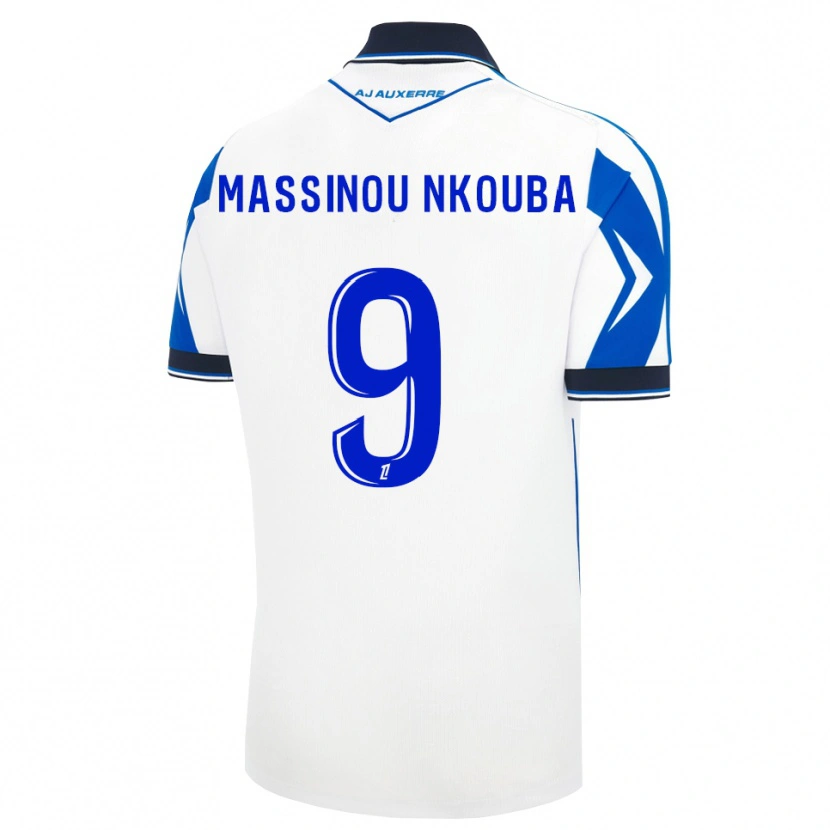 Danxen Herren Pierre Massinou Nkouba #9 Schwarz Weiß Blau Heimtrikot Trikot 2026/27 T-Shirt Österreich