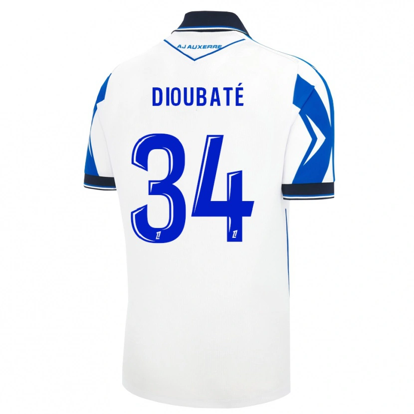 Danxen Herren Lamfia Dioubaté #34 Schwarz Weiß Blau Heimtrikot Trikot 2026/27 T-Shirt Österreich