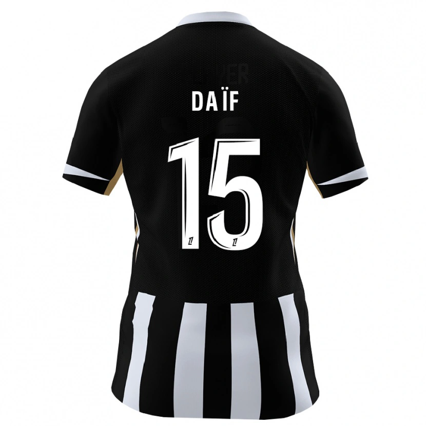 Danxen Herren Ziyad Daïf #15 Schwarz Blau Heimtrikot Trikot 2026/27 T-Shirt Österreich