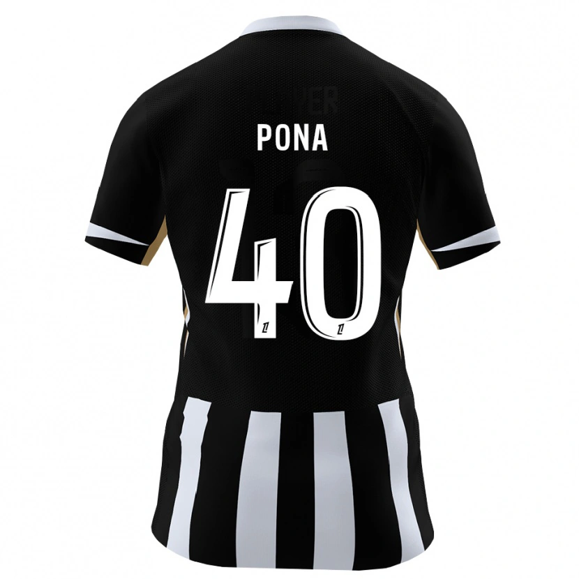 Danxen Herren Oumar Pona #40 Schwarz Blau Heimtrikot Trikot 2026/27 T-Shirt Österreich