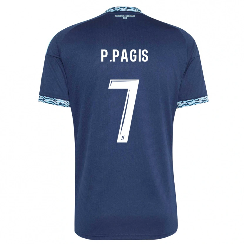Danxen Herren Pablo Pagis #7 Stahlblau Weiß Heimtrikot Trikot 2026/27 T-Shirt Österreich