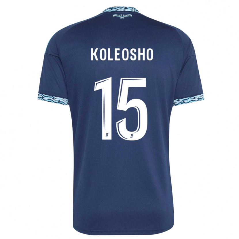 Danxen Herren Luca Koleosho #15 Stahlblau Weiß Heimtrikot Trikot 2026/27 T-Shirt Österreich
