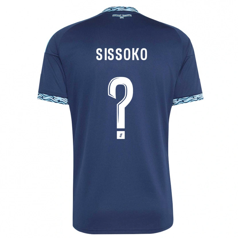 Danxen Herren Omar Sissoko #0 Stahlblau Weiß Heimtrikot Trikot 2026/27 T-Shirt Österreich