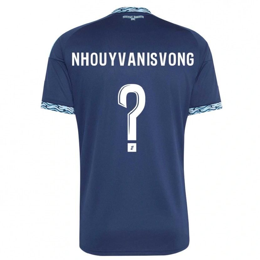 Danxen Herren Andy Nhouyvanisvong #0 Stahlblau Weiß Heimtrikot Trikot 2026/27 T-Shirt Österreich