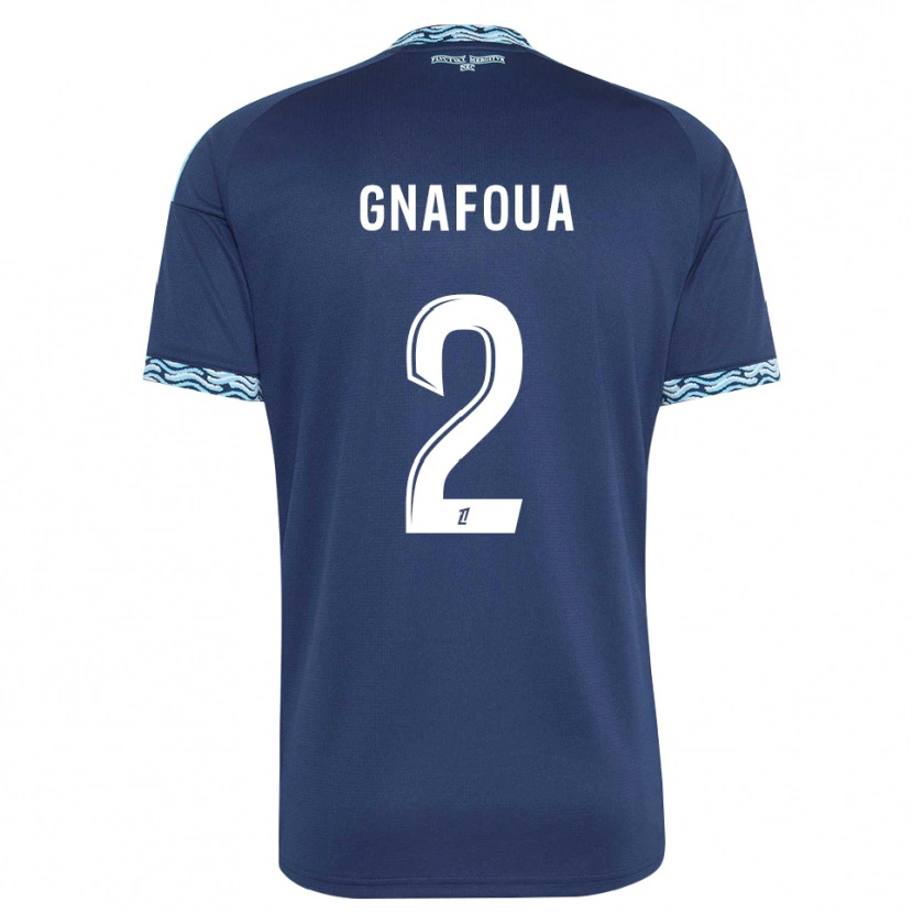 Danxen Herren Isaac Gnafoua #2 Stahlblau Weiß Heimtrikot Trikot 2026/27 T-Shirt Österreich