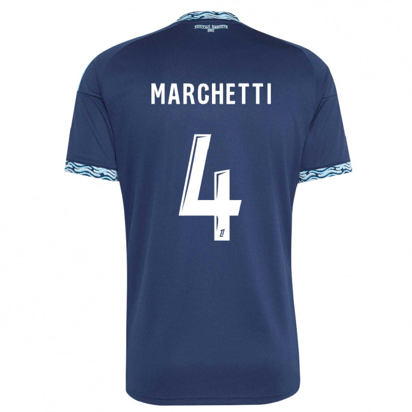 Danxen Herren Vincent Marchetti #4 Stahlblau Weiß Heimtrikot Trikot 2026/27 T-Shirt Österreich